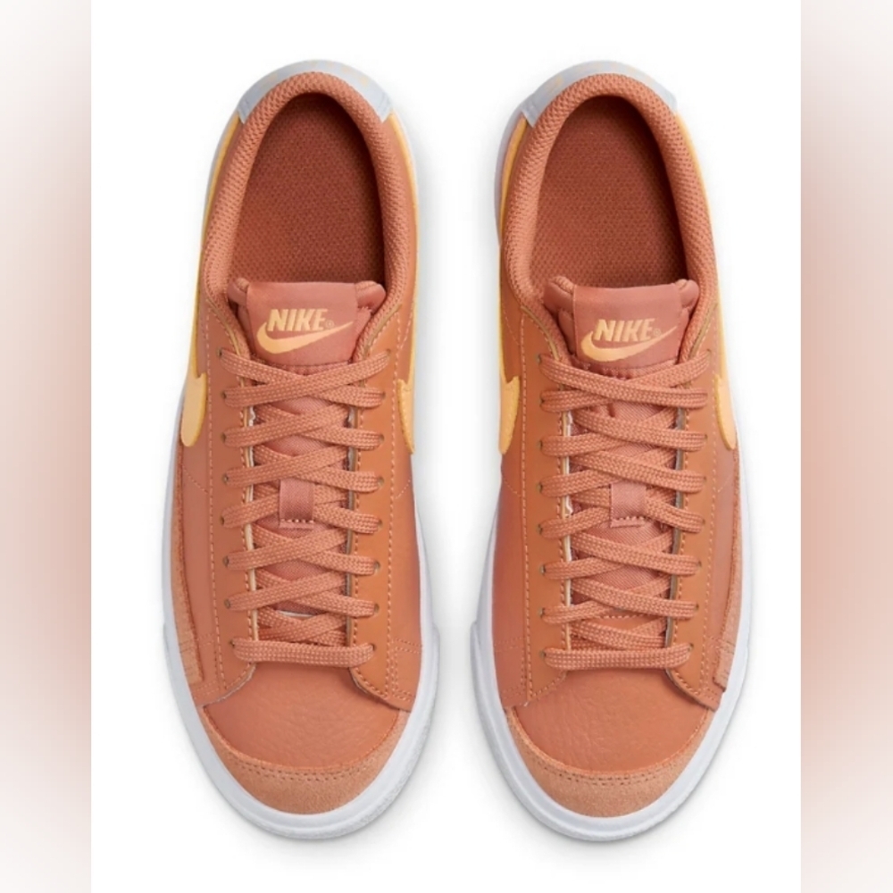 Nike Blazer Low '77 Amber Brown Shoes Sneakers Size 6.5Y W/Box MSRP $80 - Picture 2 of 9